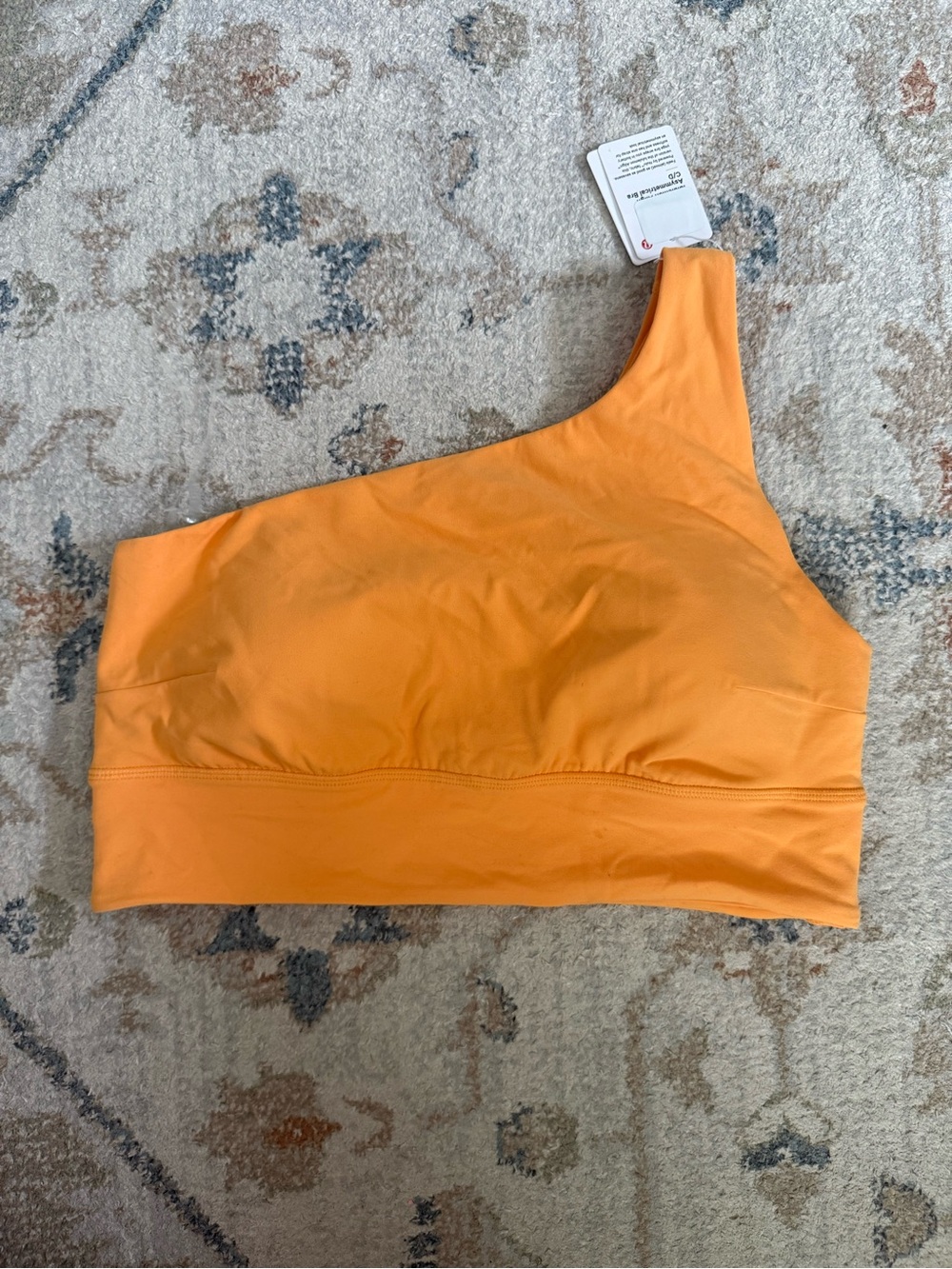 NWT lululemon athletica Asymmetrical Bra C/D - Mango Dream